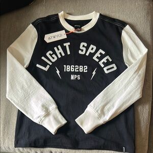 Atwyld Light Speed Ruby Crewneck